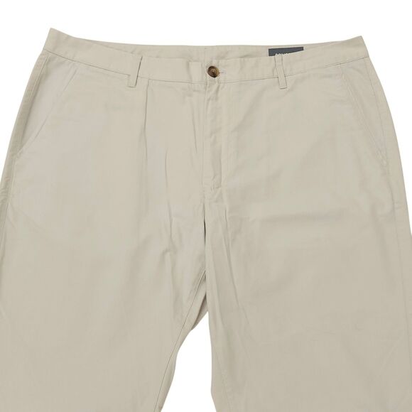 Bonobos Pants Mens 38x32 Beige Slim Flat Front Cotton Chino Casual Work Office - Picture 2 of 12